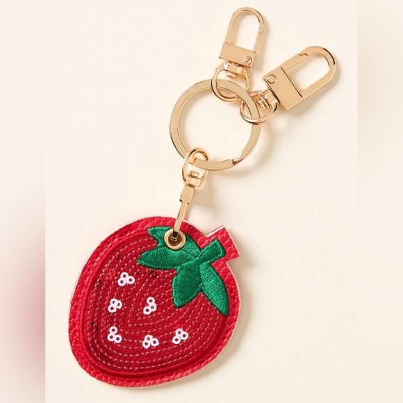 NEW UNOPENED Sonix AirTag Key Chain ~ Strawberry Gold 🍓 - Picture 1 of 5